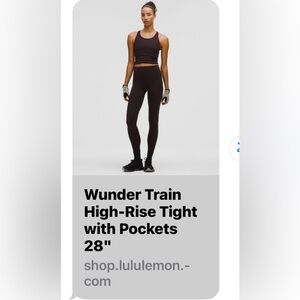 Lululemon Leggings- size 4